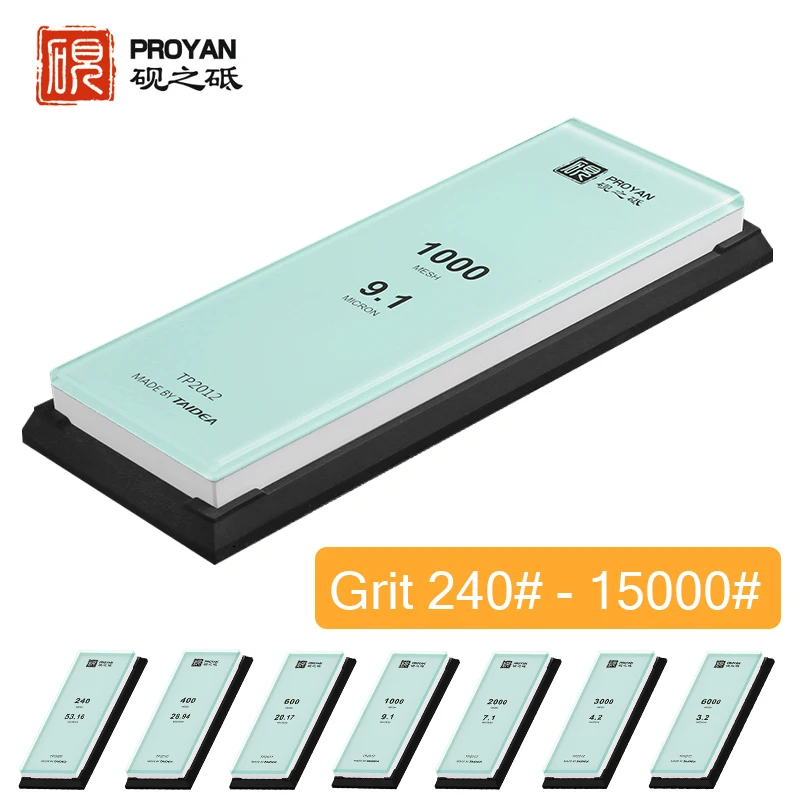 PROYAN Grit240#15000# Professional Sharpening Stone White Alundum Whetstone Kitchen Knife Sharpener Woodworking Grindstone Tool — image 1