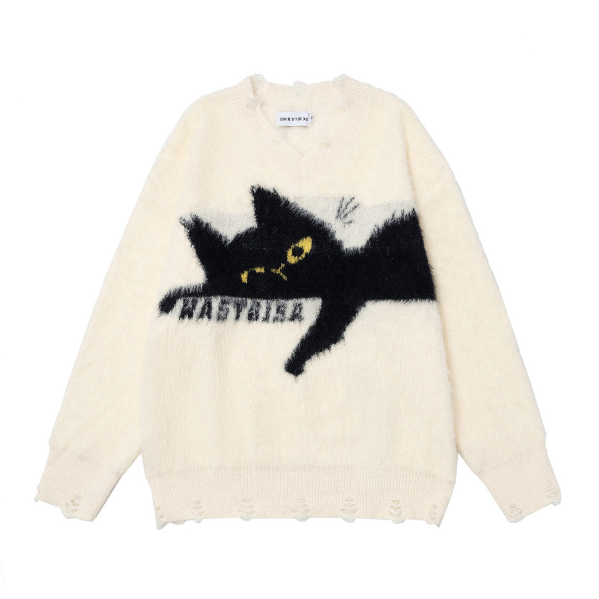 Cat Jacquard Sweater — image 2