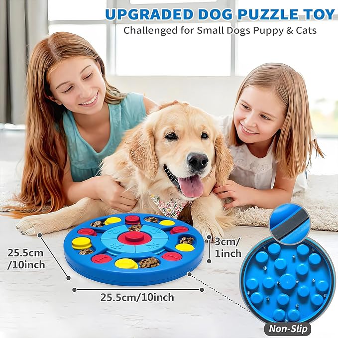 Interactive Dog Puzzle Toy, Treat Dispenser For Mental Stimulation, Enrichment And Slow Feeding — image 2
