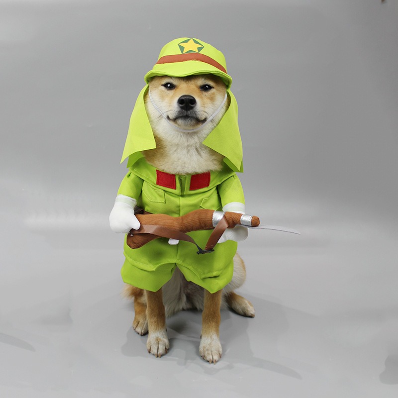 Funny Shiba Inu dog Xiao Baga transformation costume Halloween Baga transformation cat Tik Tok pet funny clothes — image 1