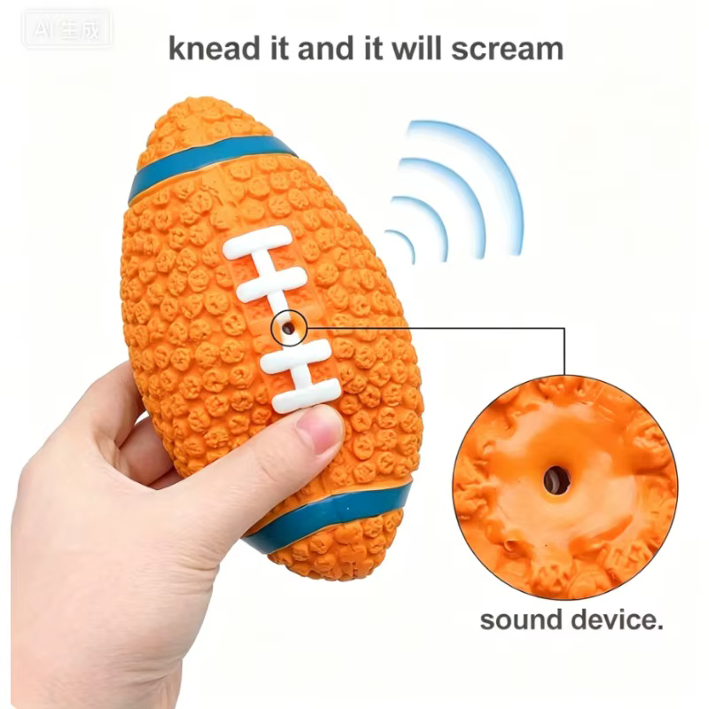 Pelotas de Látex que Hacen Ruido para Perros Grandes - Juguetes con Sonido para Canes Pequeños y Grandes Accesorios para Mascotas — imagen 3