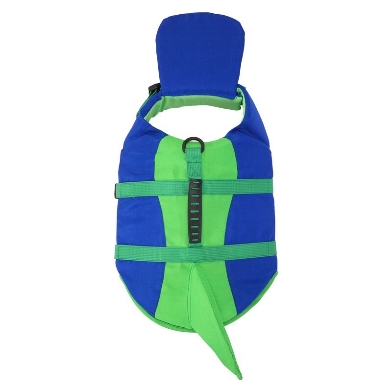 Dog Life Jacket Adjustable Pet Swim Vest – Flotation Safety Rescue Vest for Pool, Surf & Water, with Grab Handle (Tail Design) — image 2