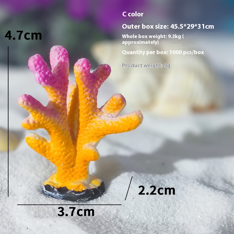 Decoración de Acuario Mini Coral para Tanques Pequeños DIY — imagen 2