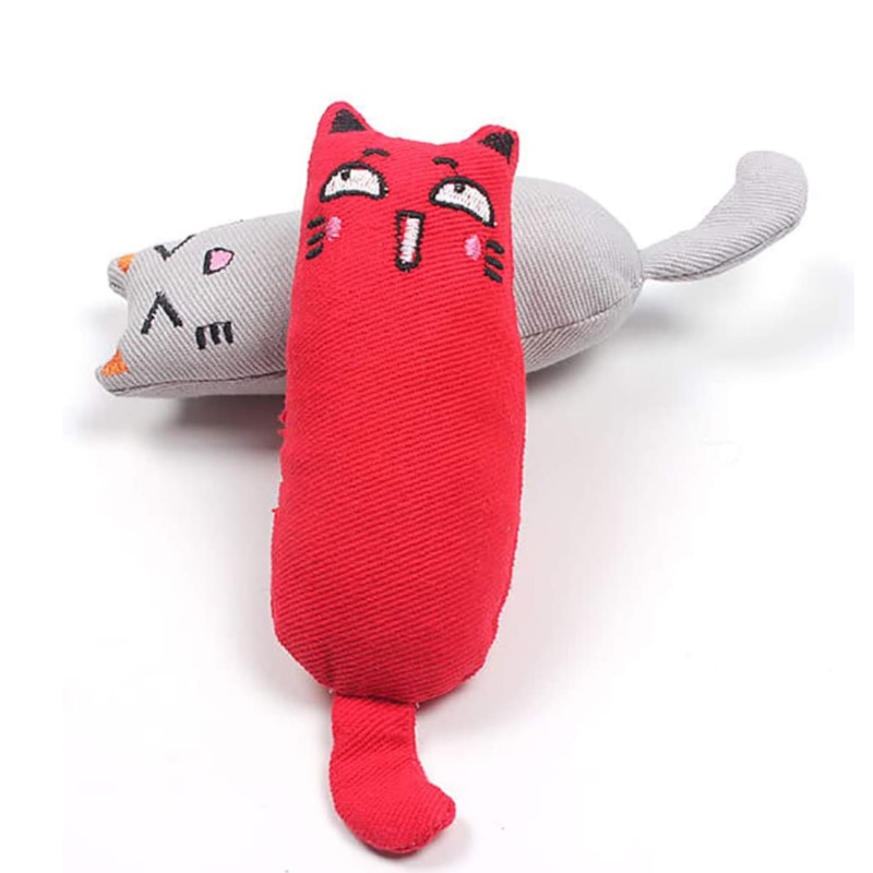 Rustle Sound Catnip Toy Cats Products for Pets Cute Cat Toys for Kitten Teeth Grinding Cat Plush Thumb Pillow Pet Accessories — image 7