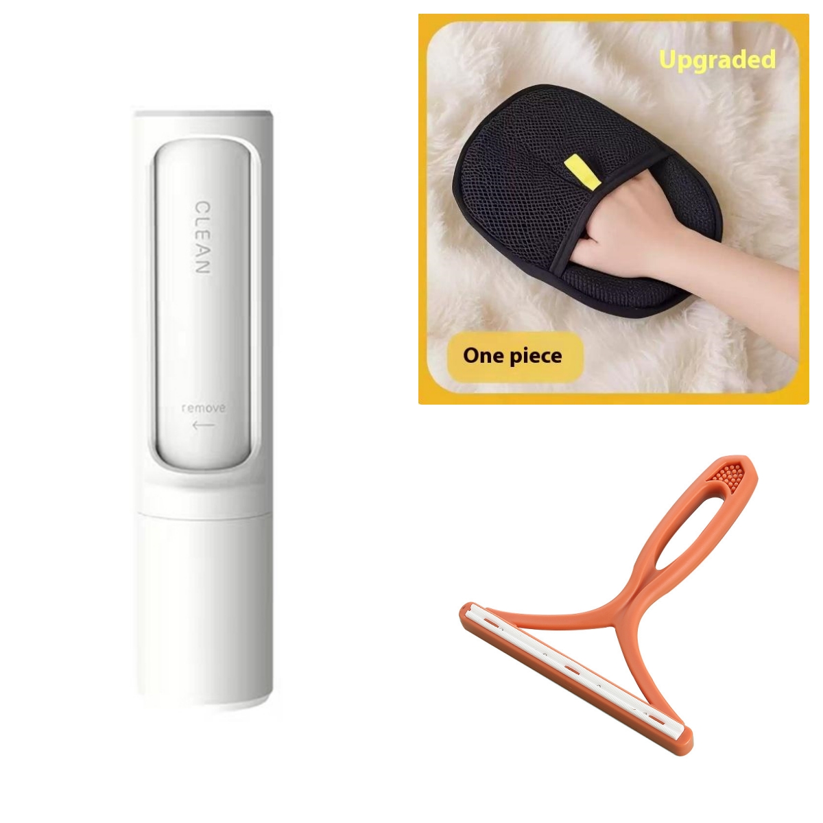 2-1 Reusable Pet Hair Remover Brush Lint Roller Portable Effective Self Cleaning Tool for Cat Dog Fur Hair Dust Removal Brush — image 20