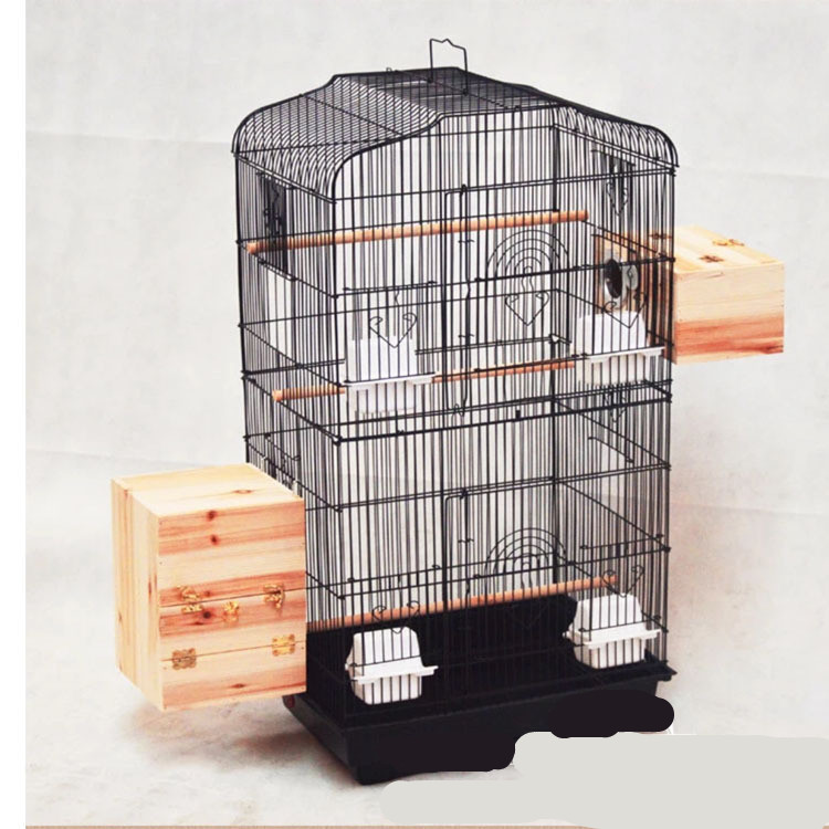 Caja Portátil para Exposición de Mascotas con Alambre y Madera — imagen 4