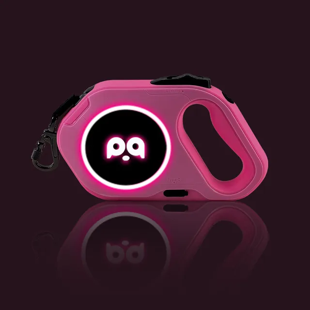 5M Automatic Retractable Dog Leash LED Luminous Leading Light Straps For Small Medium Dog Pet Flexi Walking Running Leashes — image 9