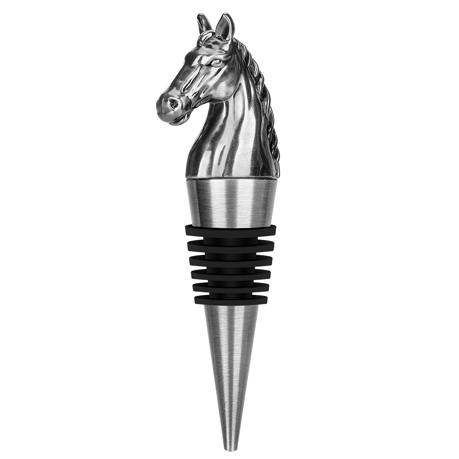 Luxury Horse Head Wine Bottle Stopper Animal-shaped Wine Stopper For Preserving Red Wine, A Kitchen Storage Gift, A Birthday Gift For Universal Wine Preservation Supplies — image 8