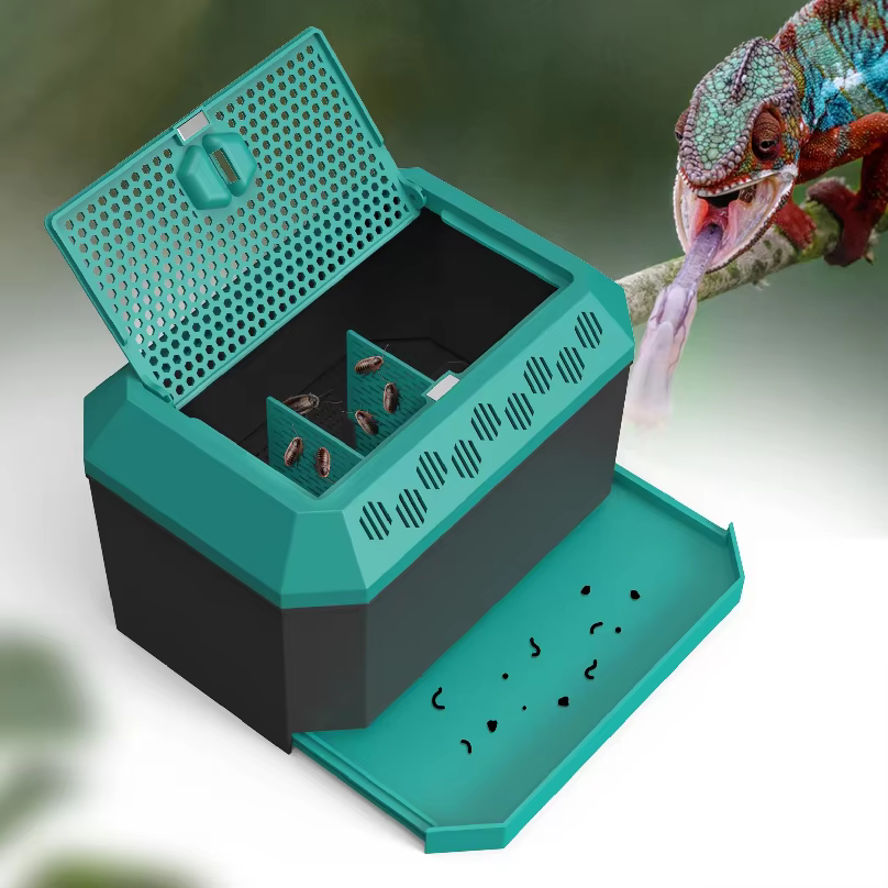 Hábitat Versátil para Insectos: Grillos, Cucarachas de Dubia, Hormigas Pan y Gusanos de Sedal, con Ventilación y Respirabilidad — imagen 6