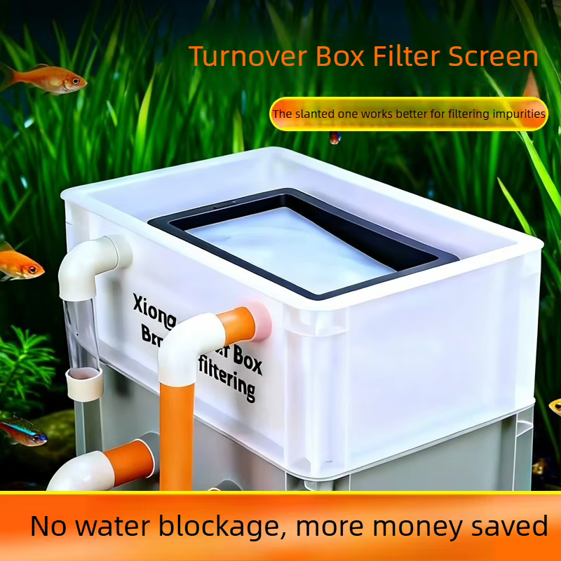 Pantalla de Filtro de Tanque de Peces, Separador de Residuos de Peces, Red de Filtrado, Malla para la Caja de Volteo del Acuario, Accesorios de Filtración — imagen 4