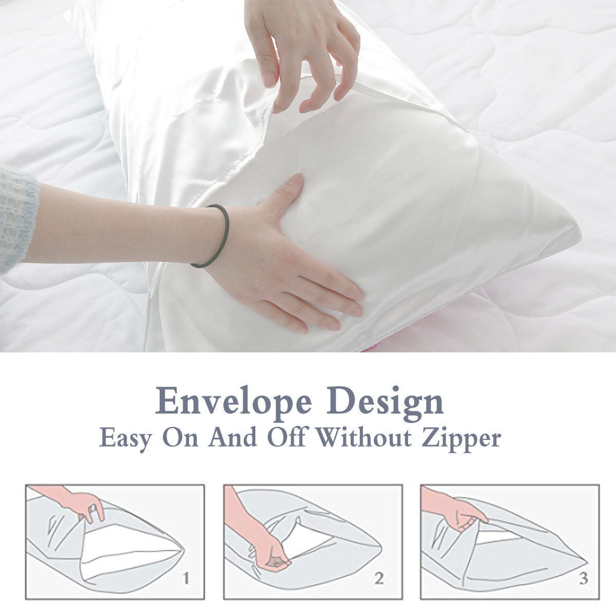 2 Piezas de Fundas de Almohada de Satén Con Estampado de Gatos y Cielo Estrellado, Suaves y Delicadas Con la Piel, Aptas Para Todas las Estaciones — imagen 5