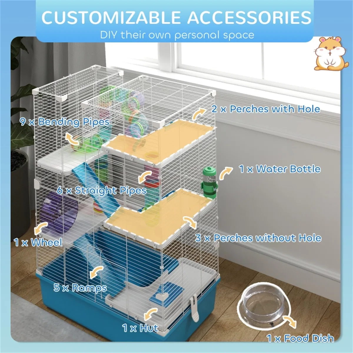 Hamster Cage, pet Cage — image 6