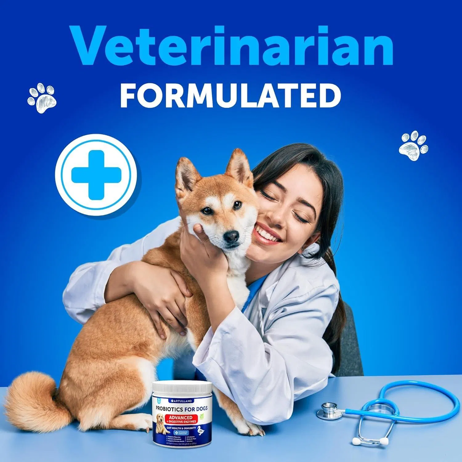 Probióticos para Perros - Apoyo a la Salud Intestinal, Piel Pruriginosa, Alergias y Inmunidad con Prebióticos — imagen 5