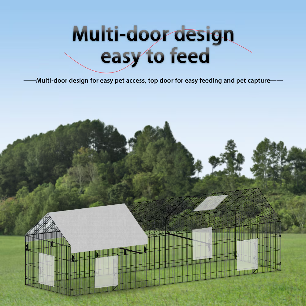 Cubo para Gallinas de Granja Exterior en Metal — imagen 5