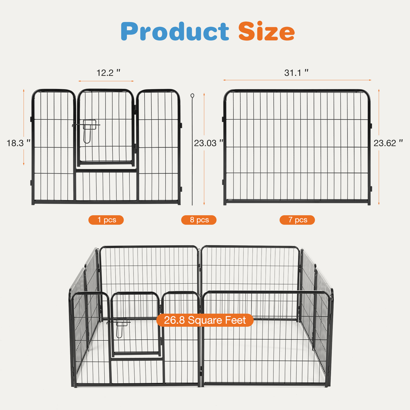 Dog Game Fence Indoor Fence — image 12