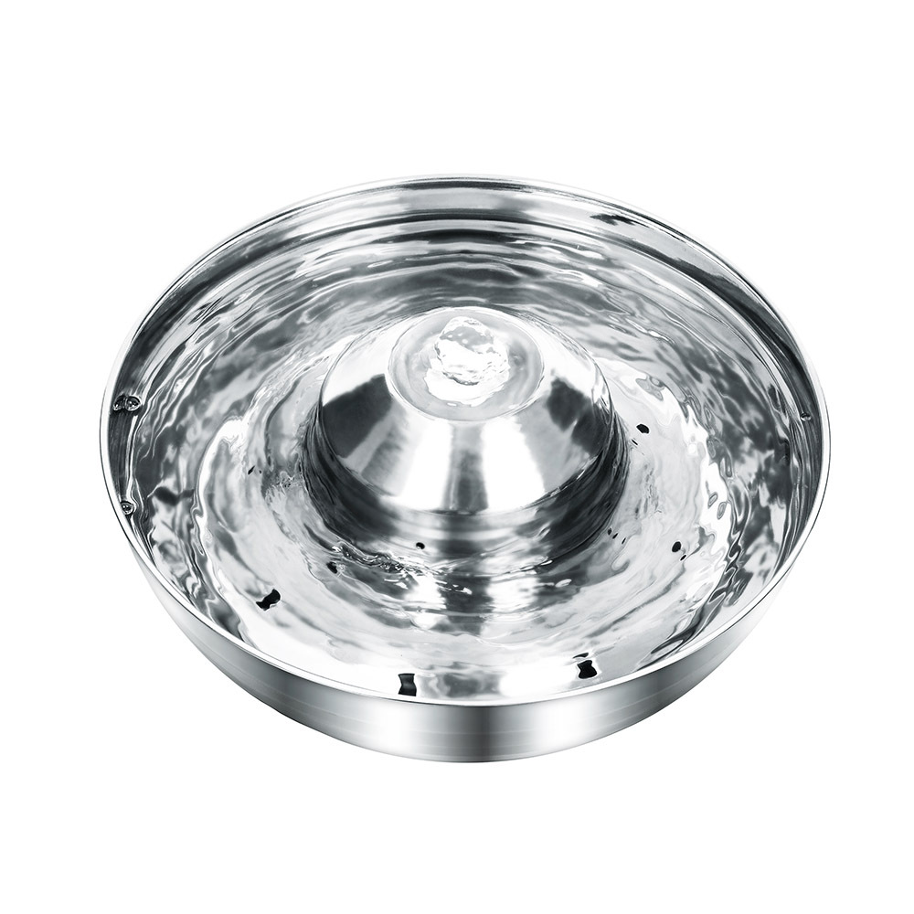 Stainless steel pet water dispenser, English neutral cat water dispenser, dog water dispenser — image 7