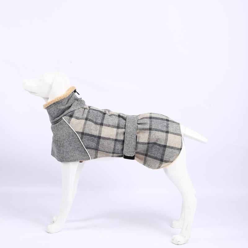 Ropa para Mascotas de Otoño e Invierno - Chaqueta de Lino Plaid Nueva para Perros y Gatos — imagen 9