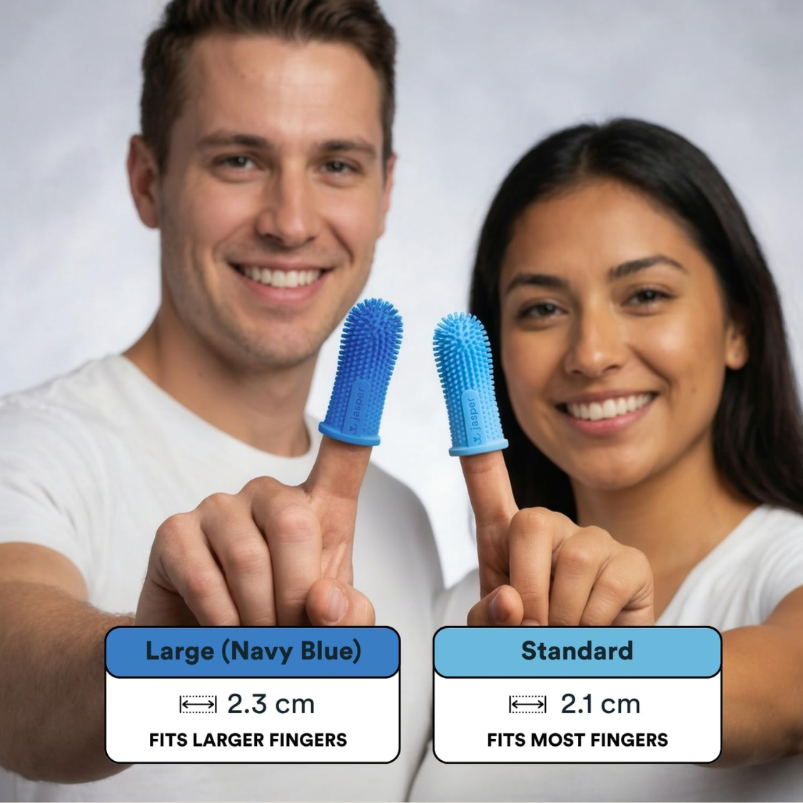 Kit de cepillo dental para perros y gatos, 360°, cepillo con mango de dedo para limpieza dental en mascotas pequeñas y grandes — imagen 4