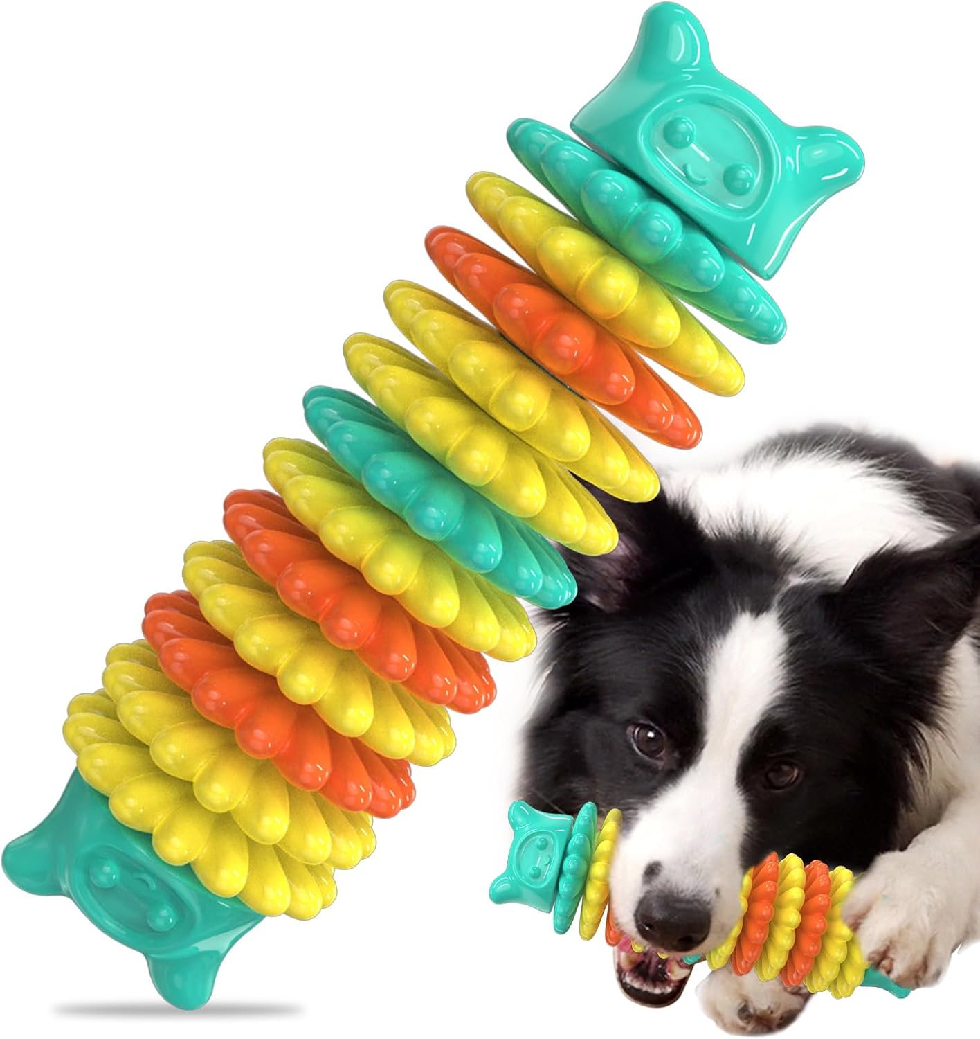 Dog Chew Toys For Aggressive Chewers Durable Dog Toys For Large Medium Small Breed Dogs Rubber Indestructible Dog Teething Toys Tough Interactive Outdoor Dog Toys For Entertainment — image 11