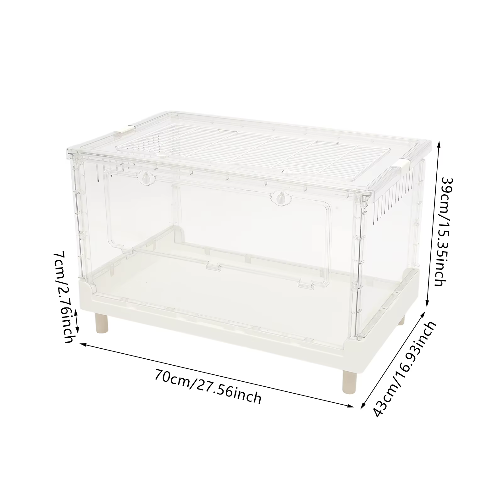 70*43*39cm Large Hamster Cage, Transparent Hamster Cage, Hamster Cage — image 7