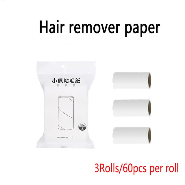 PETKIT cepillo de limpieza de pelo de mascotas con papel de rollo para eliminar pelos y lanas de perros gatos accesorios para mascotas — imagen 8