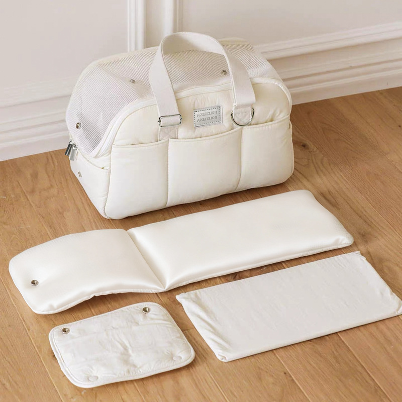 Winter Warm Cat Carrier | Large Capacity Breathable Shoulder Pet Bag for Cold Weather Travel — image 1