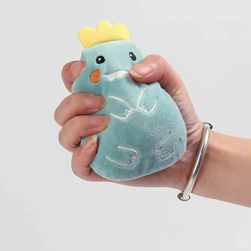 Cat toys pet plush toys self-excited toys to relieve tooth grinding cartoon animal bite-resistant plush toy supplies — image 4