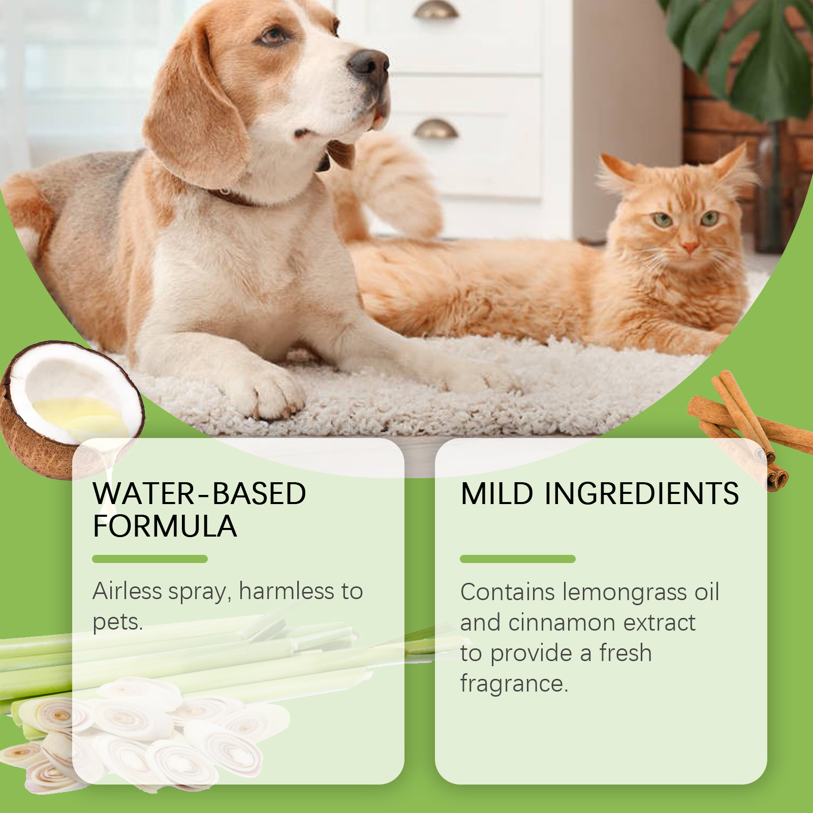 Pet Odor Spray, Indoor Pet Area Odor Cleaning And Fragrance Lasting Guardian Refreshing Spray — image 5