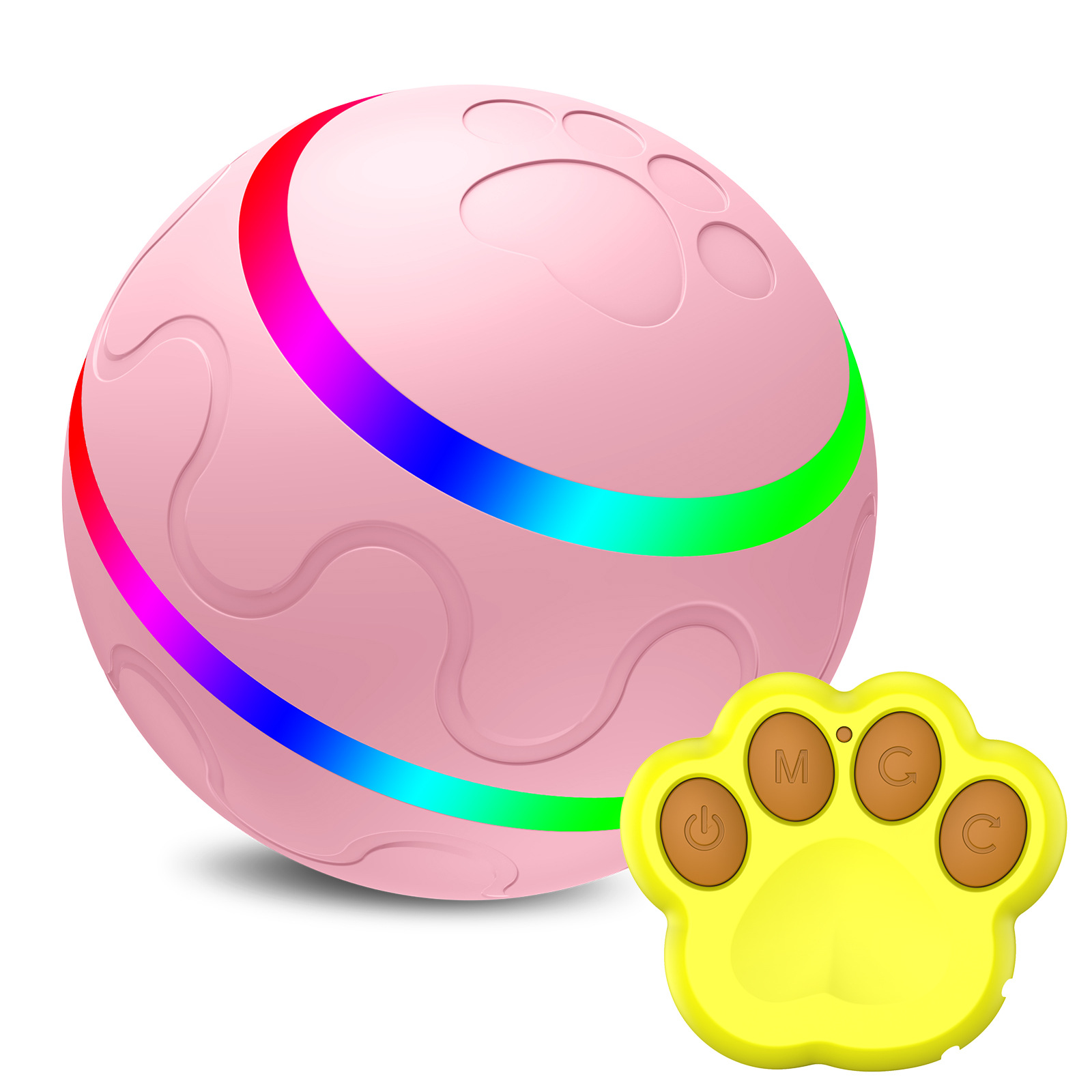 Pelota Inteligente de Gato Wicked Ball Juguete Autónomo con Rotación Automática USB — imagen 3