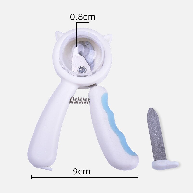 Splash-proof Pet Nail Scissors New Style with File All-in-one Cat and Dog Nail Scissors Safety Pliers — image 4