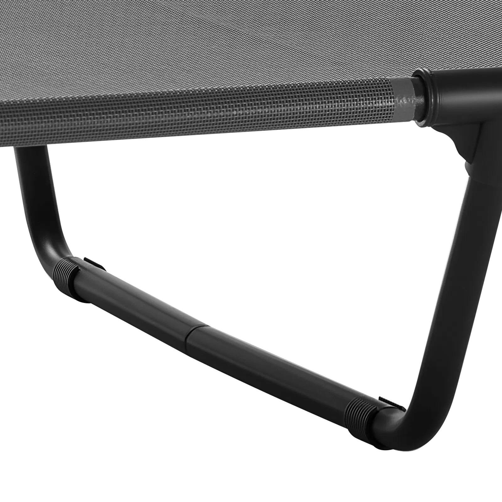Elevated Dog Bed For Large Dogs XL, Raised Dog Cot With Heavy Duty Steel Frame, Breathable Teslin Mesh Cooling Dog Bed, Indoor & Outdoor Portable Hammock Pet Bed, Grey — image 4