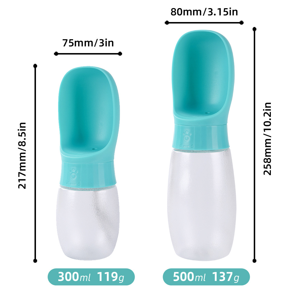 Portable Dog Water Cup and Bottle - Travel Pet Drinking Feeding Water Dispenser — image 6