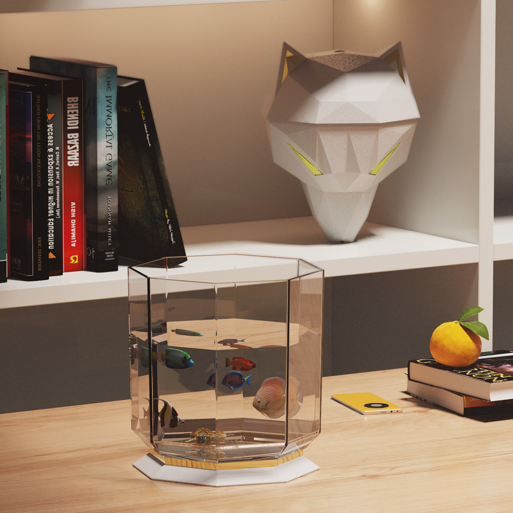 Desktop Wolf Humidifier Large Capacity Household Air Nebulizer Heavy Fog Humidifier Ornament — image 2