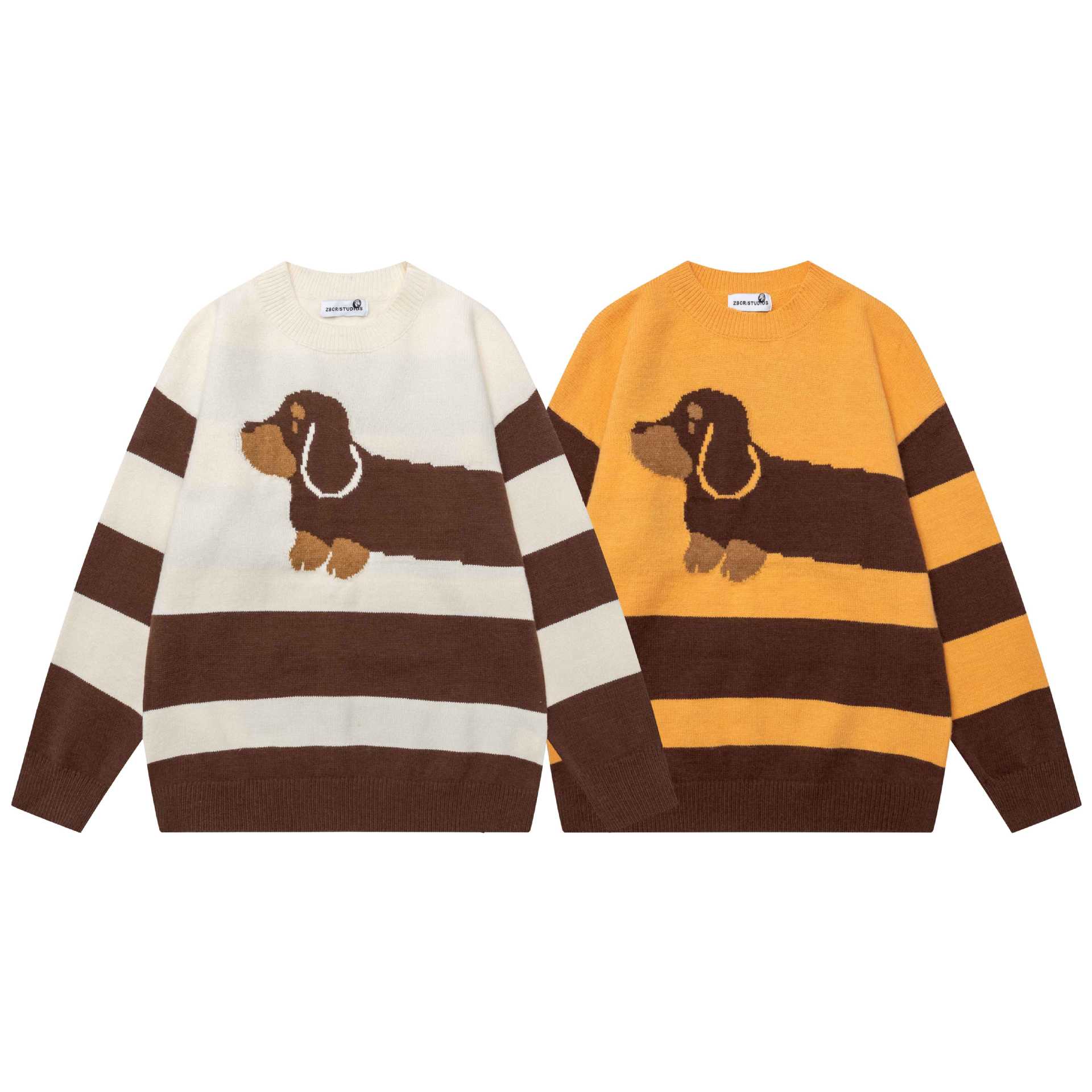 Striped Sausage Dog Sweater — image 6