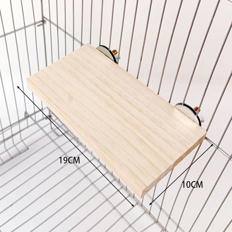 Climbing And Playing Bird Cage Accessories Toy Solid Wood Jumping Platform Standing Board — image 11