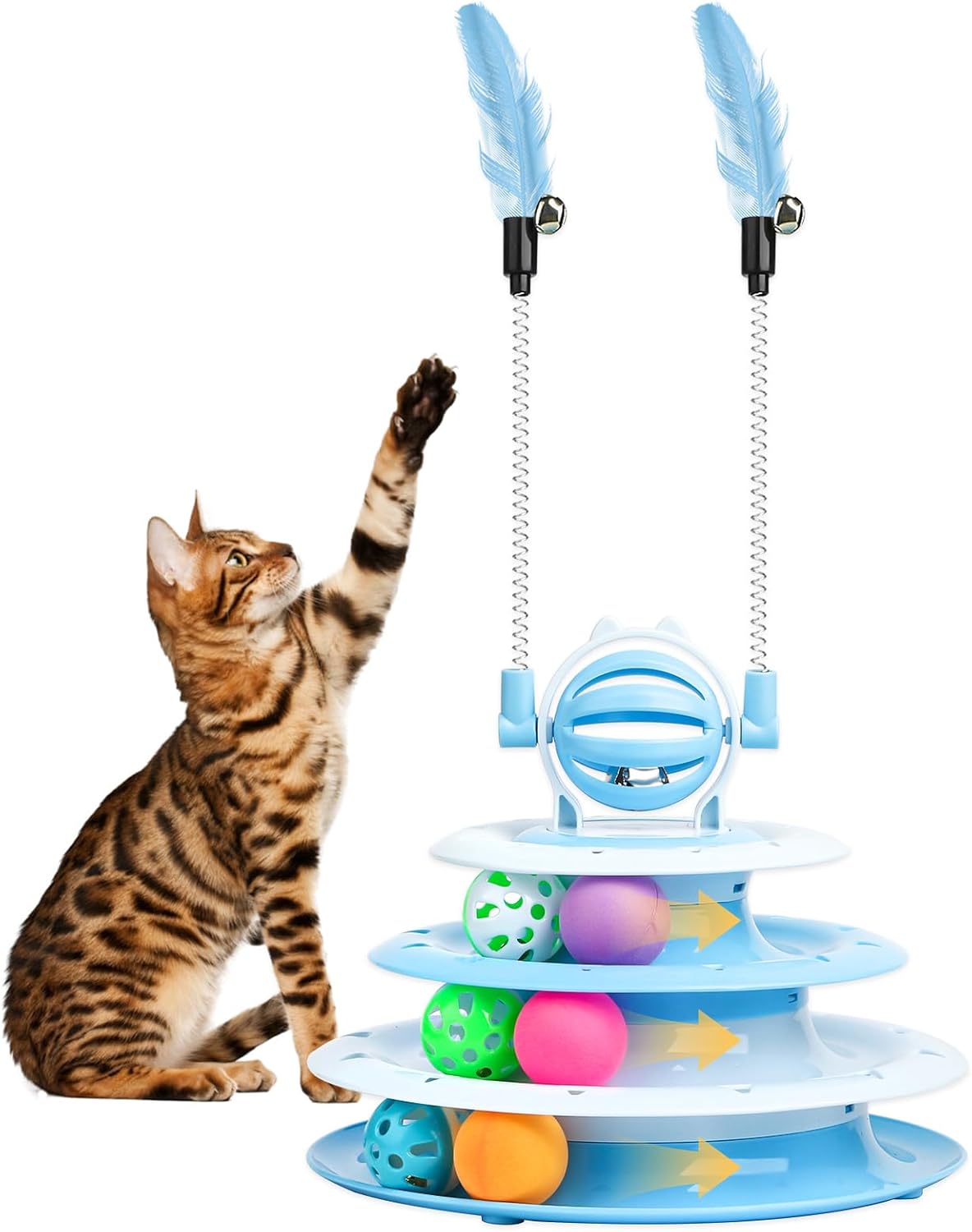 Juguetes para Gatos de Interior - Juguetes Interactivos para Kitten y Gato — imagen 17