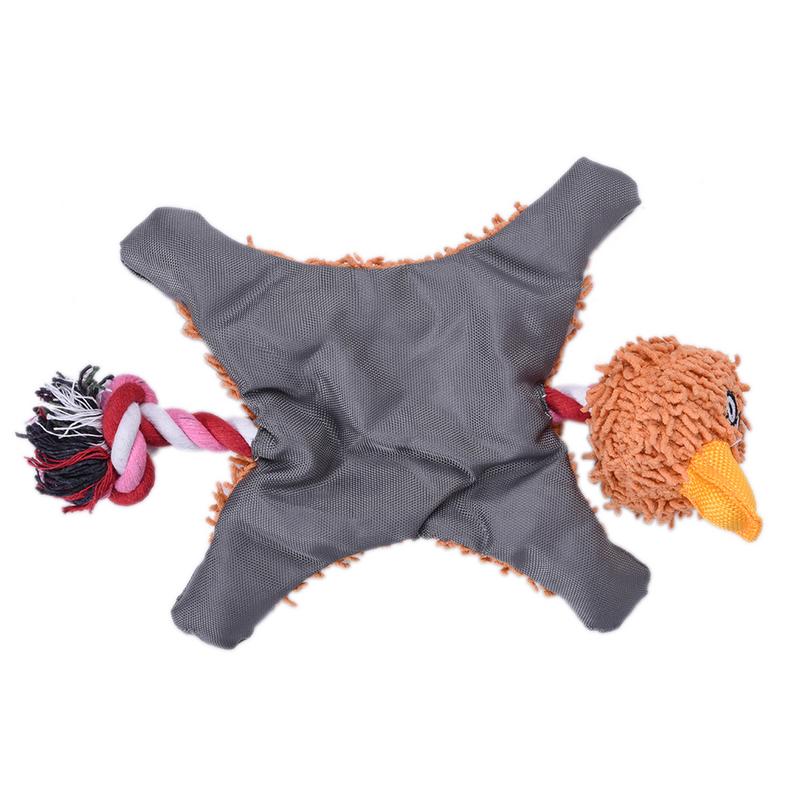 Pet Dog Squeaky Toy Durable Cute Papa Duck Making Sound Plush Dog Puppy Chew Toys Training Teething Toys — image 5