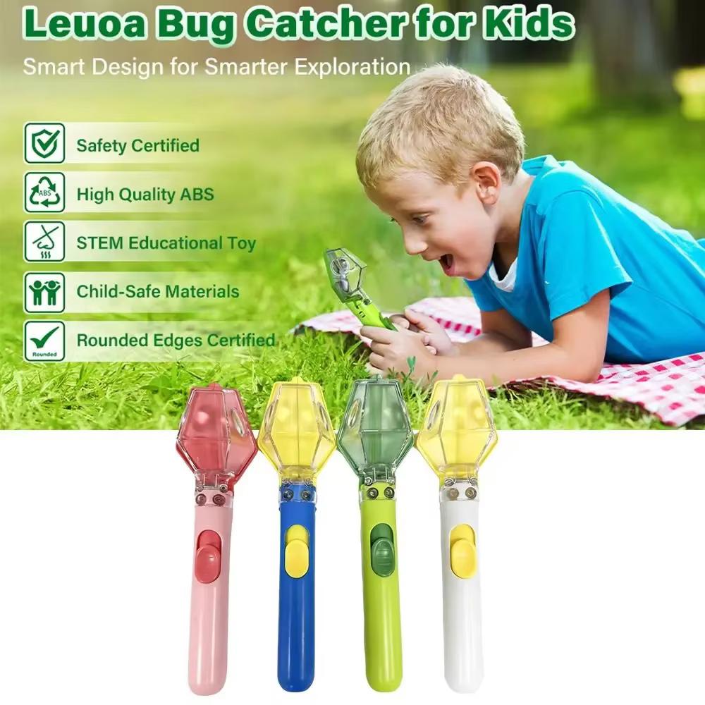 Cazador de Insectos Portátil Multifuncional Mecanismo de Liberación Segura Acción empujada Mano Caza de Insectos Manual Concha Ergonómica Accesorio de Jardín — imagen 2