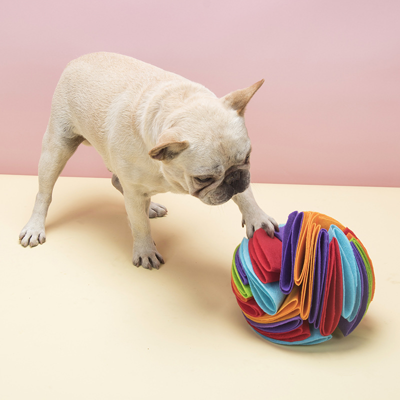 Second Generation Sniffing Pad Dog Sniff Ball Toy Dog Snuffle Ball Pet Foldable Sniff Ball — image 2