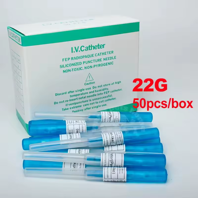50 Piezas de Dispositivos de Infusión Intravenosa Veterinaria para Animales 20G 22G 24G 26G, Insumos Veterinarios — imagen 2