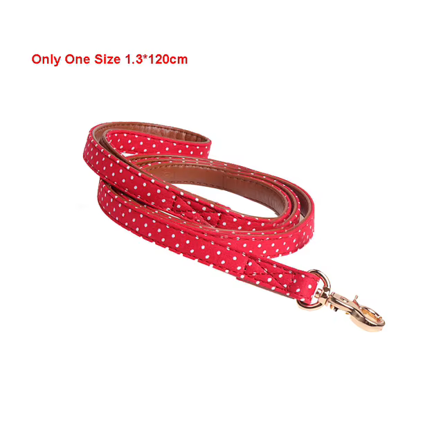 Collar y Guía para Perros Pequeños con Bandana de Cuero Suave, Adorno de Raso, Collar para Gatos - Perfecto para Chihuahuas y Animales de Compañía — imagen 16