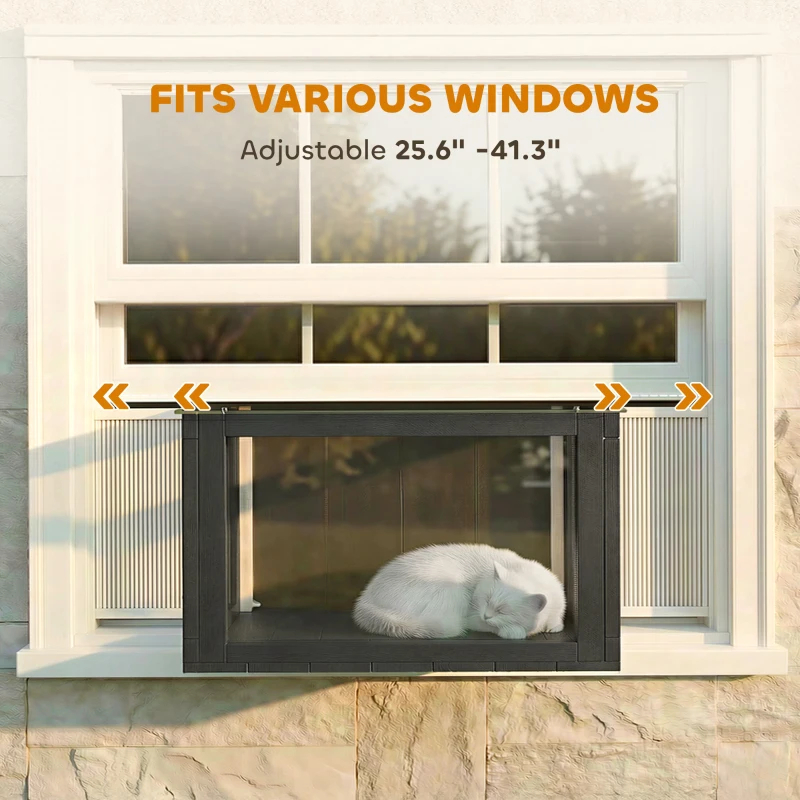 Catio Outdoor Cat Enclosure25-41Outdoor Cat House For Sunbathing, Napping & Overlooking — image 5