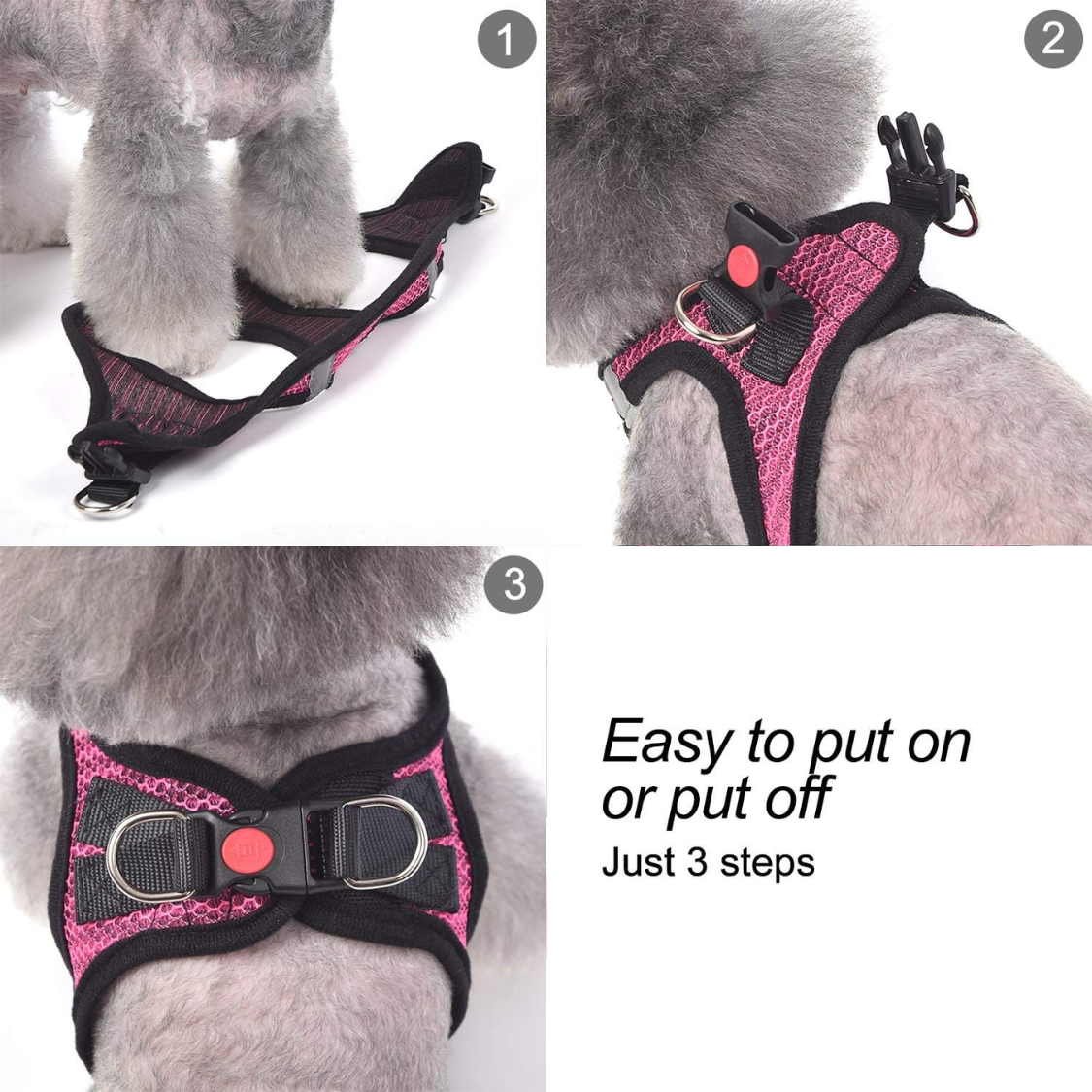 Vestimentas respirables para perros pequeños y medianos con diseño de paso — imagen 6