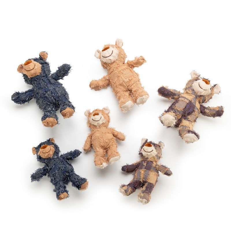 Oso parlante de tres colores juguete interactivo sonoro muñeca peluda compañera de mascota — imagen 1