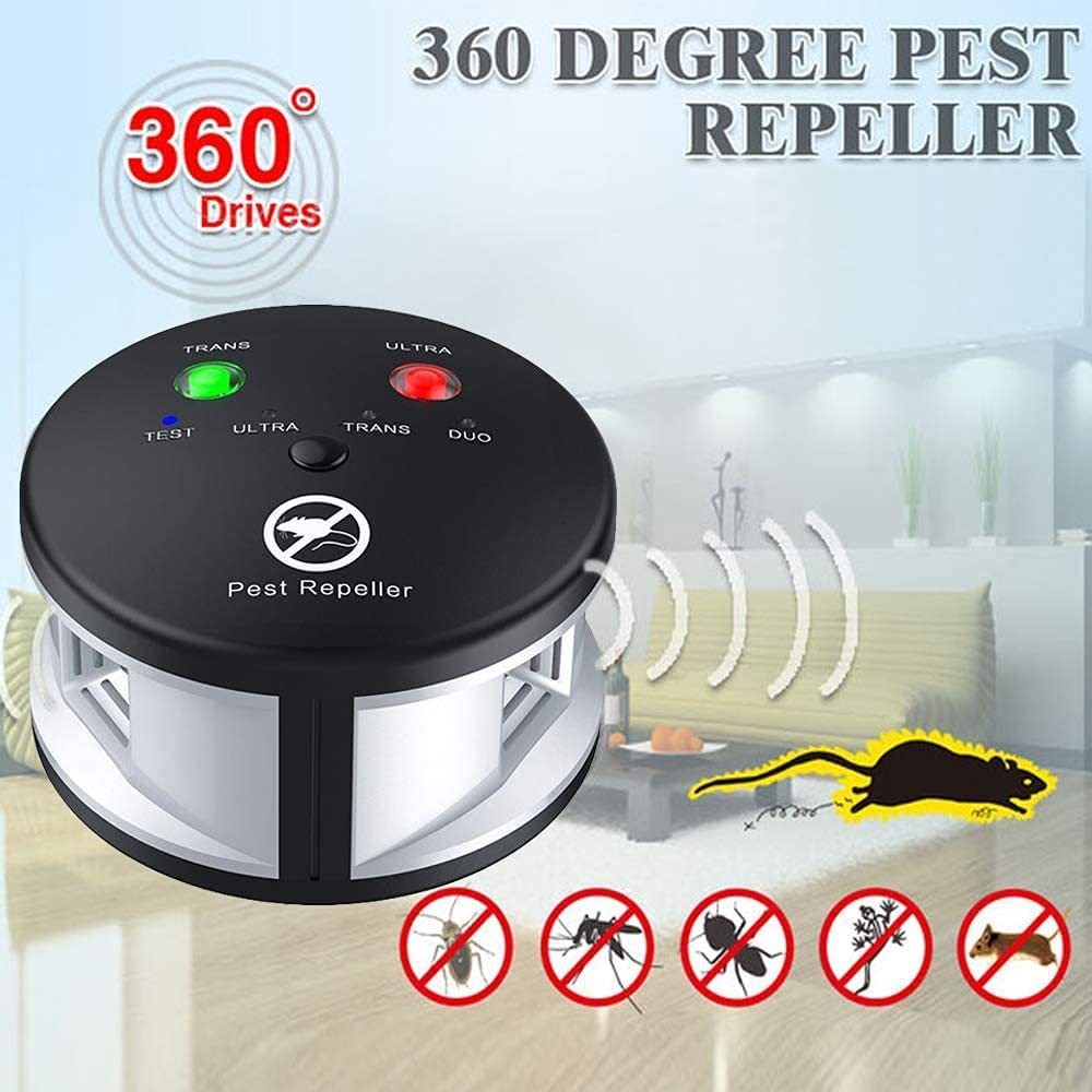 Ultrasonic Mice Mouse Repeller Ultrasonic Electronic Pest Control Rodent Rat Mouse Repeller Rodent Control Household Pest Garden — image 1