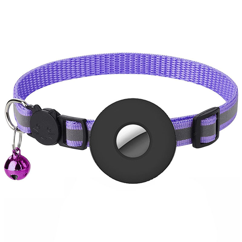 Airtag Cat Collar Airtag Pet Collar With Bell Airtag Reflective Collar — image 6