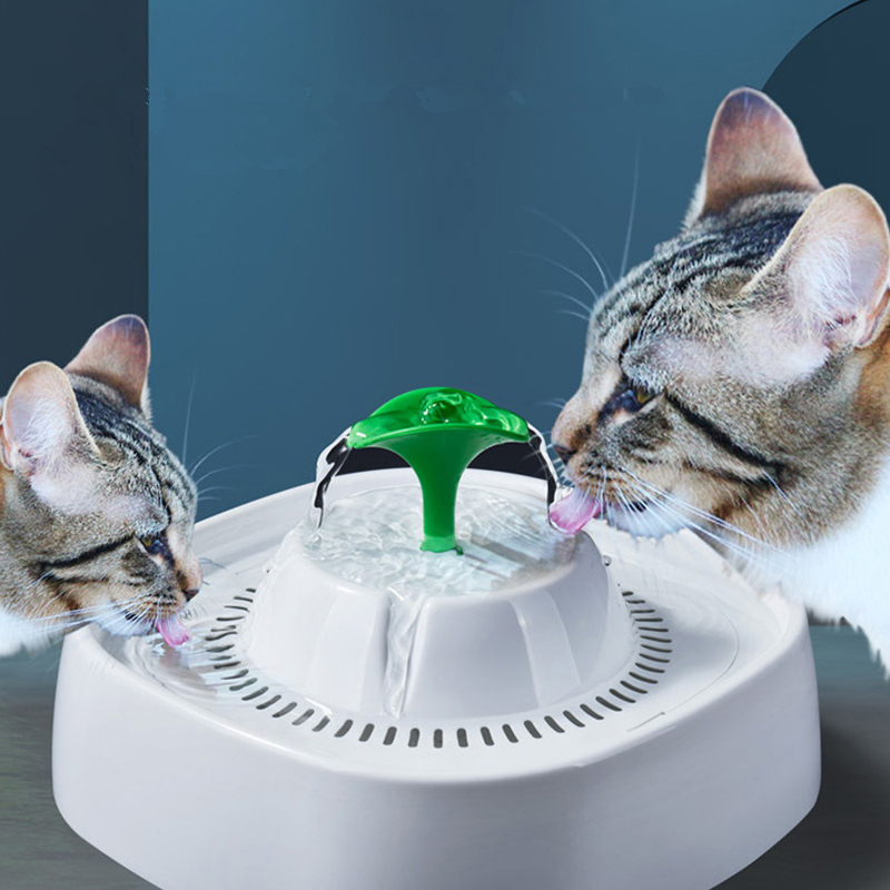New Cat Live Water Dispenser Flow Water Feeder Automatic Circulation Pet Water Basin Cat With Dog Drinking Water Artifact — image 1