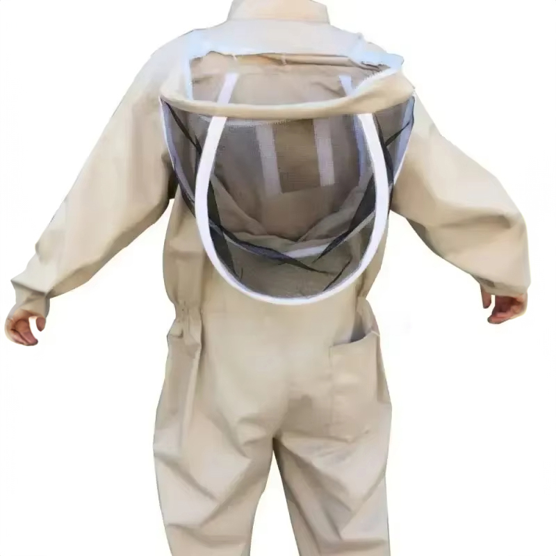 1 Set of Professional Ventilated Full - Body Beekeeping Suit with Gloves — image 1