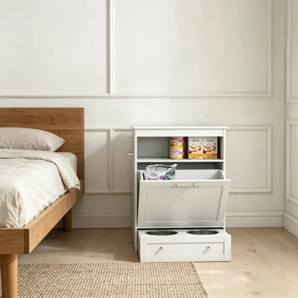 Pet Feeder Station Storage Cabinet — image 1