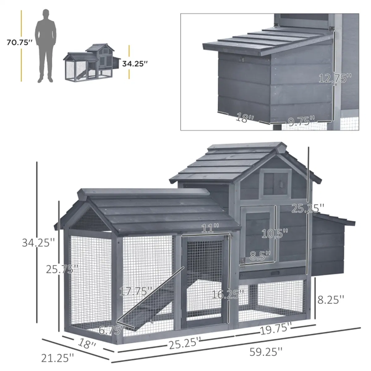 Wooden Chicken Coop — image 7